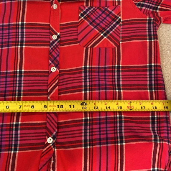 American Eagle - women’s flannel plaid shirt.  Size M - Picture 7 of 9